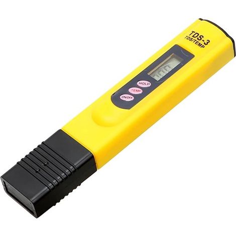 medidor de temperatura/PPM para agua，lápiz de prueba de calidad，medidor de pH y TDS，0-9999 PPM (1/5)