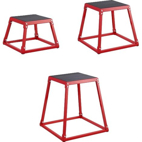 Coffres de saut pliométriques, plusieurs tailles disponibles, adaptés à l'entraînement à domicile (1/2)