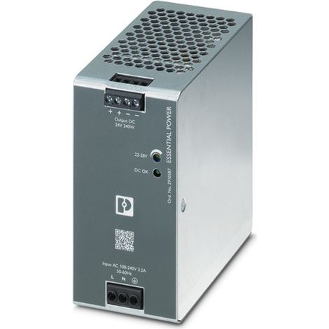 Phoenix Contact 2910587 Power Supply ESSENTIAL-PS/1AC/24DC/240W/EE