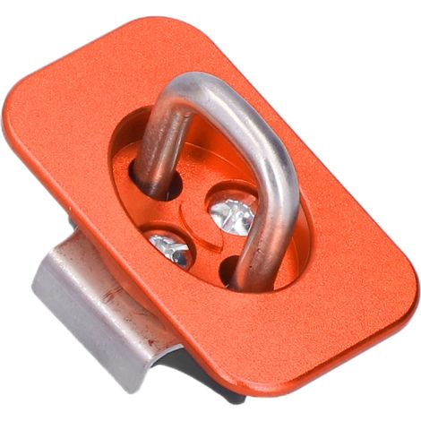 4 anneaux d'ancrage en acier inoxydable pour ridelles de camion, fixation latérale de remorque, kit de 4 pièces, adapté à F150 2015-2021, couleur orange, robustes et durables (1/5)