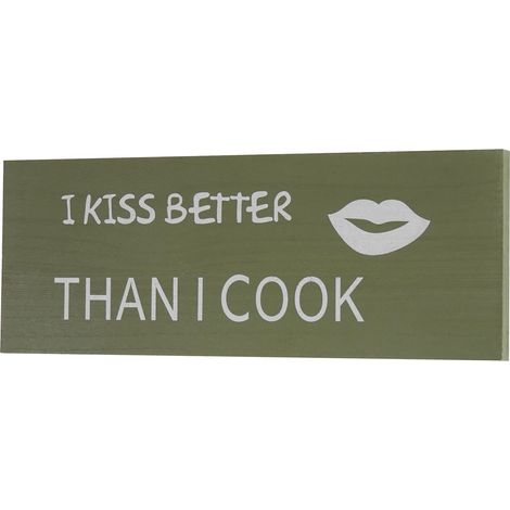 [JAMAIS UTILISÉ] Planche murale Kiss, planche décorative, panneau style shabby, vintage, 40cm