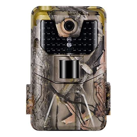 Kits de caméras de surveillance solaires, HC-900A 36MP 2.7K Caméra de traçage de la caméra de chasse à l'extérieur Pir Caméra imperméable à l'eau infrarouge avec 32/1 6GB TF Carte Forever Power pour