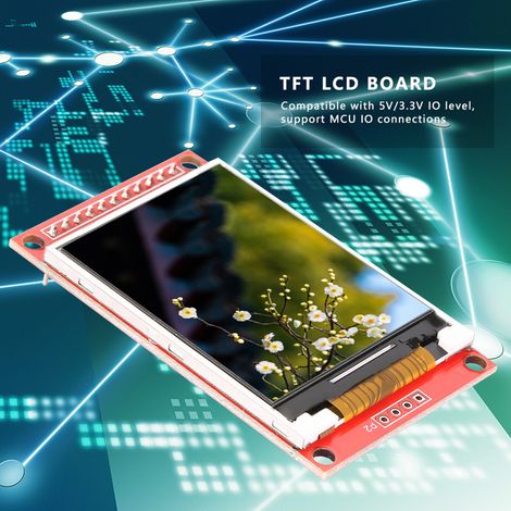 Module d'affichage TFT 2 pouces avec port série ILI9225 (3 V/5,5 V, interface périphérique série, résolution 176 x 220) (1/5)