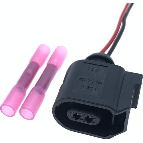 8T0973702 6E0973702 Applicable au connecteur du capteur de vitesse de roue ABS Volkswagen (fiche unique)