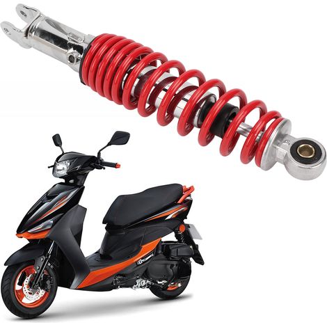 300-mm-Stoßdämpfer hinten, 3000 lb Tragkraft, für Yamaha JOG 100 Roller (rot) (1/5)
