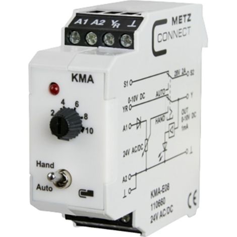 BTR NETCOM Schnittstellenmodul KMA-E08 24ACDC 10DC (1/4)