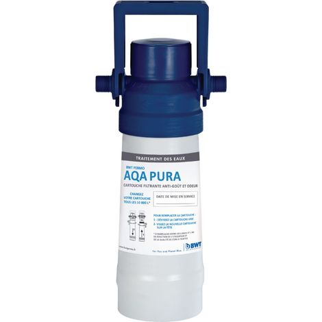 BWT – Filtre sous évier Aqua Pura – Filtration eau – Raccord 1/2" – Taille 10" – Pour espaces confinés (1/10)