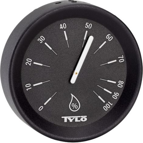 Tylö Hygrometer Brilliant Black