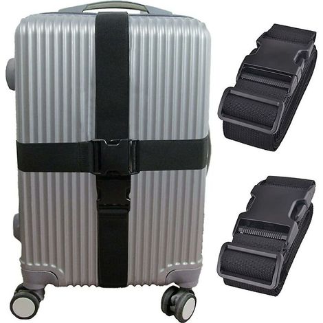 Luggage Strap Suitcase Straps Travel Accessories Bag Belts Heavy Duty Adjustable (1/4)