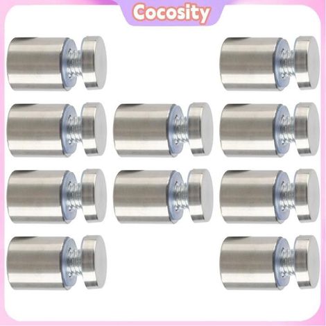 Cocosity Clou publicitaire Vis à Clous Publicitaire en Fer en Acier Inoxydable, Installation Facile pour Supports auto fixation (1/5)