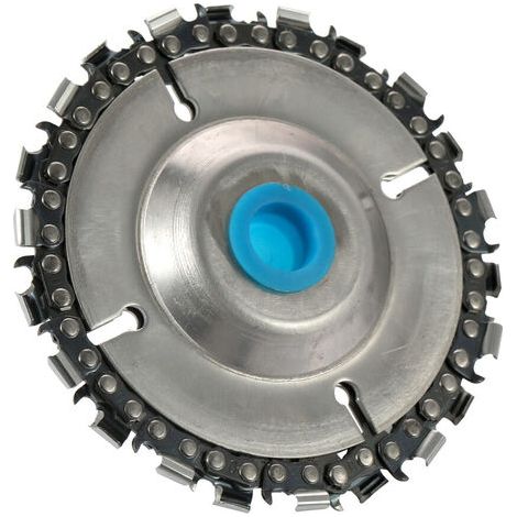 Disque abrasif de 4 pouces et chaîne 22 dents fine cut Chain set pour meuleuse d'angle 100 / 115 scie à huile à bois disque lame de scie set (1/5)