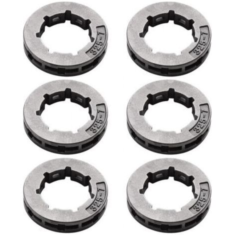 FENOPLASTICA6 PièCes Jante D'EntraîNement de Pignon (.325 Pouces) 19MM Petite Cannelure 7T pour 501 45 74-02, 501457402, pour TronçOnneuse 11892 (1/4)