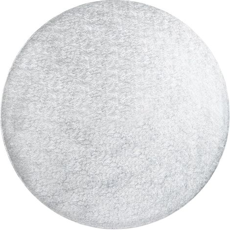 Runde Kuchenform – 1 Stück – Robuster, versilberter Stahl – Elegante Präsentation von Kuchen und Gebäck – Für Partys und Gebäck – Durchmesser 40,6 cm (1/3)