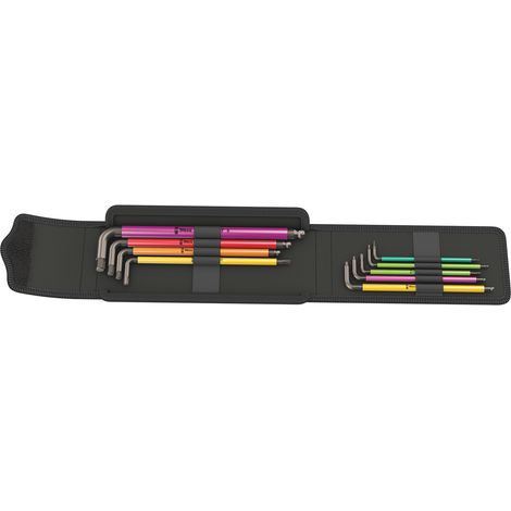 Wera 05004173001 Juego de llaves Allen métricas 9 piezas multicolor (1/5)