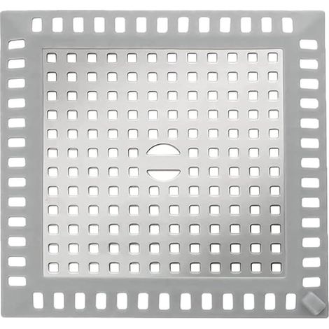 CCYKXA  Großer Duschhaarsieb (12,3 x 12,3 cm) – Duschablauffilter, Haarfänger, Edelstahl – für Bad, Küche und Waschbecken