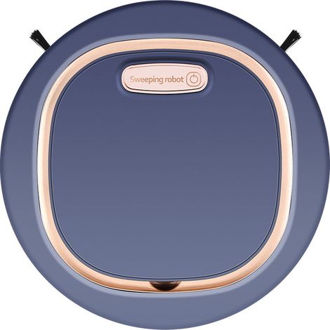 Robot aspirateur intelligent transfrontalier, aspirateur automatique pour la maison, charge rapide, aspiration, machine de nettoyage 3 en 1, cadeau bleu (1/5)