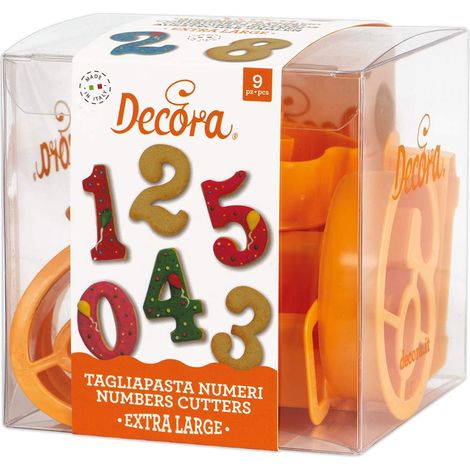 Taglierine Stampi numeri XXL giganti Decora (1/5)