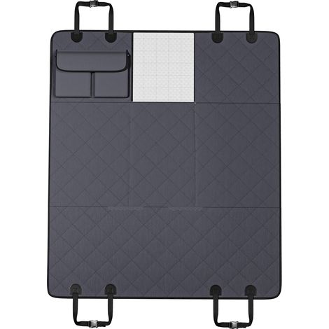 Mophorn Back Seat Extender for Dogs,Dog Hammock for Car Back seat,Waterproof Hard Bottom Dog Car Seat Cover for Back Seat 54"x24",Supports 400lbs with Mesh Window and Storage Pocket for Car, SUV (1/5)