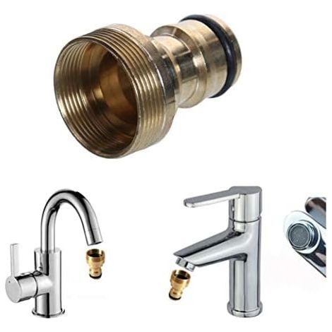 1pc Tuyau Robinet mitigeur Connecteur Adaptateur Tuyau de Conduite d'eau Joiner Raccord Universel Connecteurs Eau Grden arrosage Outils (1/5)