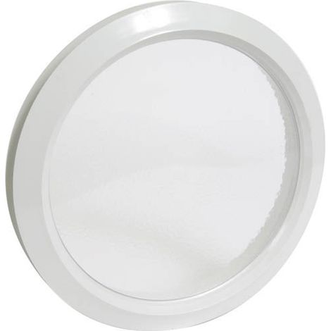 Nicoll – Hublot décoratif rond Ø307 – Vitre incolore – Pose à visser – Ouverture Ø275 – Épaisseur panneaux 17 à 39 mm