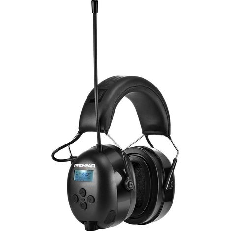 Gehörschutz Radio Bluetooth DAB FM Mikrofon Schwarz-gel (1/5)