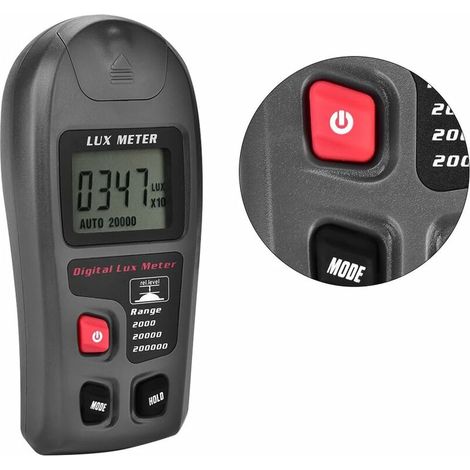 Luxmètre numérique automatique pour toutes les sources de lumière, y compris LED, éclairage pour plantes d'intérieur, photographie, (1/5)