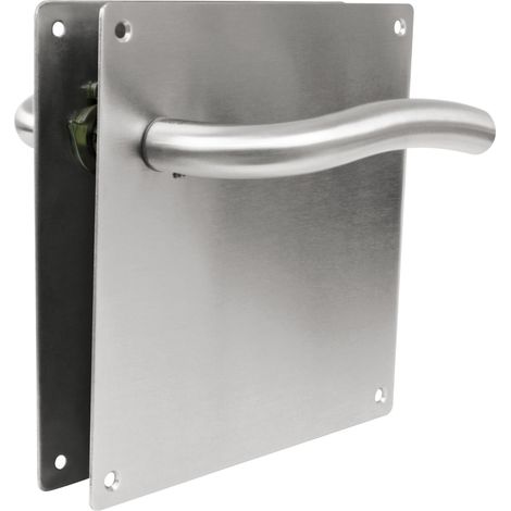 AMIG  Poignées sur plaque  19C  180 x 180 mm  Acier inoxydable AISI 304  Mat (1/5)