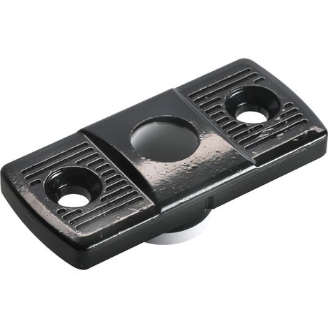 Stangenführung f. Alutüren A= 23 x 50 mm, schwarz beschichtet (1/3)