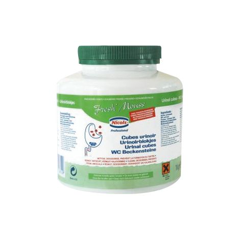 Cube urinoir sans pdb boite de 1kg - PRODIFA - Entretien sanitaire
