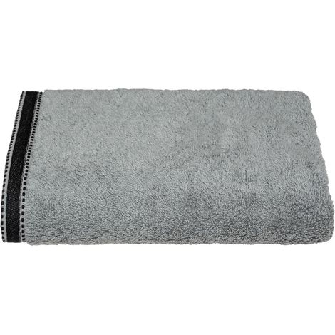 Serviette de toilette 70 x 130 cm Joia gris fonce (1/3)