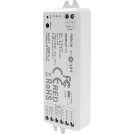 Contrôleur ruban LED RGBW RF 16A 12-24V Ecolight (1/3)