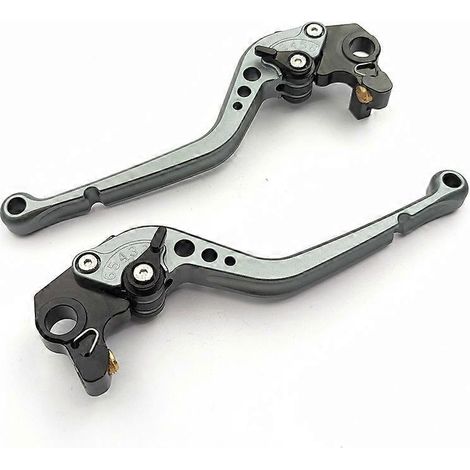 Convient aux motos Ducati Scrambler 1100, levier de frein/guidon en alliage d'aluminium librement modifiable (tige longue en titane). (1/5)