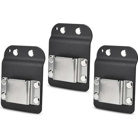 Support de perceuse compatible avec les ceintures porte-outils jusqu'à 5 cm de sangle. Pince de perceuse à profil bas et à réponse rapide, compatible avec visseuse à percussion et cloueuse. (1/5)