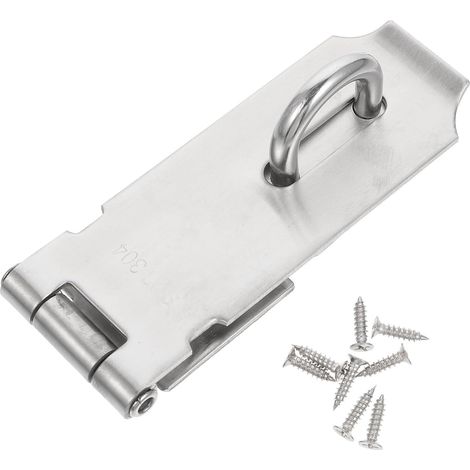 Verrou de Porte Moraillon en inox 304, Loquet 10 Cm (1/5)