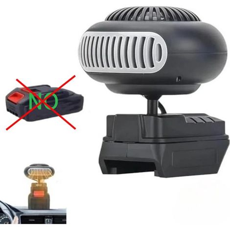 Ce chauffage d'appoint sans fil de 170 W est fourni avec des piles - un thermostat - au bureau - à la maison (1/5)