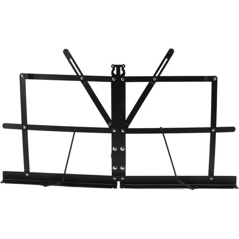 Pupitre de musique pliable en métal, table portable légère pour ordinateur portable, support de partition réglable, pliant, robuste pour bureau, usage domestique (1/5)