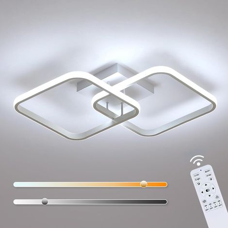 Plafonnier LED Dimmable 64CM, 50W 5625LM Lampe de Plafond Moderne (1/5)