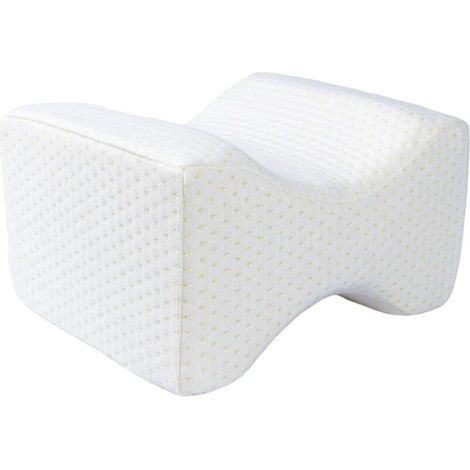 Oreiller de Genou en Mousse à mémoire de Forme, Coussin de positionnement de Jambe à Clip de Couchage latéral, dormeurs latéraux (1/5)