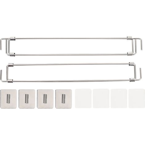 [Barre de Stabilisation Réfrigérateur] Barres Tension Ajustables 304 Inox 31.6-57.5cm Support Sécurité RV Camping Cuisine (1/5)
