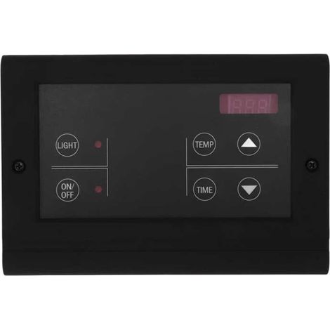 Poêle de sauna Poêle de sauna électrique, Contrôleur de température de salle de Sauna 135T3, contrôleur de générateur de vapeur humide à monta mural for la maison Chauffe-sauna pour bain de vapeur ( C (1/5)