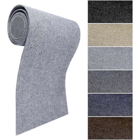 Tapis à griffer pour chat sans danger pour les meubles, taille ajustable et base adhésive, gris clair, M/30 x 100 cm (1/3)