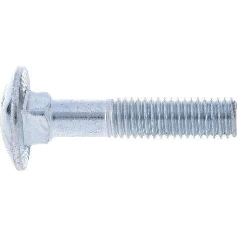 Vite a testa tonda con quadro sottotesta zincata M8x40 8.8 UNIVERSALE 60384088 (1/3)