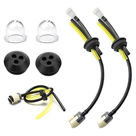 Tuyaux D'essence Avec Filtre,Universel Filtre à Essence kit,Tuyau de Carburant Pour Débroussailleuse,Durites Tondeuses Poire d Amorçage,Pour le Jardinage et L'agriculture,2 Ensembles - (1/5)