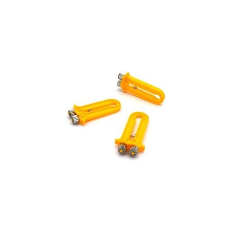 Pinza crimpatrice per telaini per arnie, tendicavo, attrezzi per crimpatura tendifilo, set da 3 pezzi per apicoltura (giallo) - Crezuo