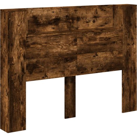 Maison Exclusive - Testiera Letto Rovere Fumo Legno ingegnerizzato