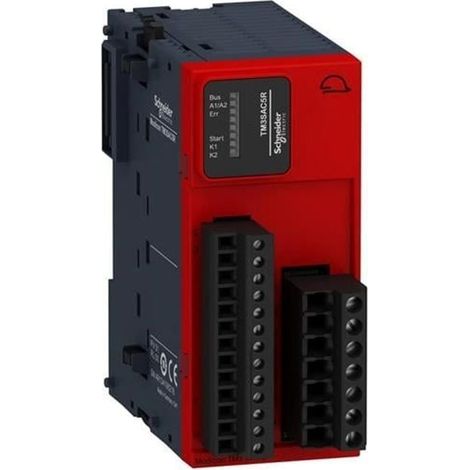 Module sécurité TM3 SECU CAT3 SIL2 VIS 3 contacts NO 24V CC rail DIN - TM3SAC5R