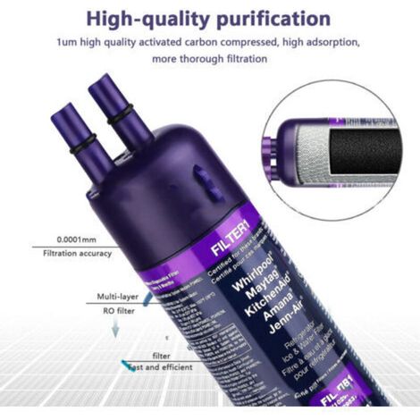 Pièces détachées pour réfrigérateur-1pcs filtres Réfrigérateur (W10295370A), filtre à eau du réfrigérateur
