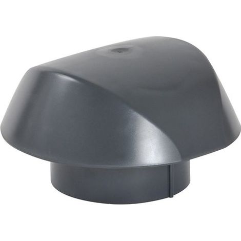 Nicoll – Chapeau de ventilation Ø160 sans moustiquaire – Adaptable sur tube PVC – Anti-nuisible intégré – Pour extraction VMC et hotte