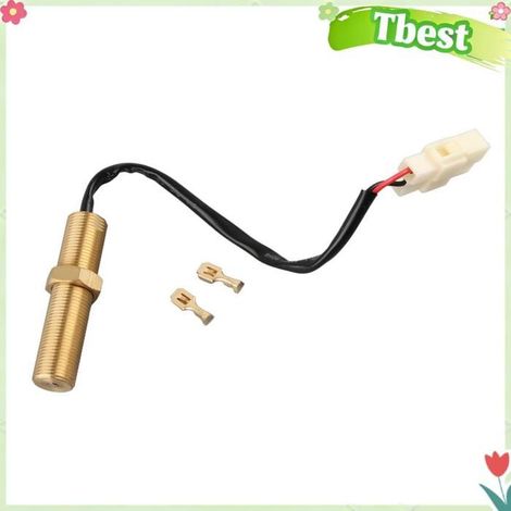 Capteur de vitesse de rotation, capteur de vitesse de générateur magnétoélectrique 50 V, IP44, avec 2 bornes de sortie, pour la (1/4)