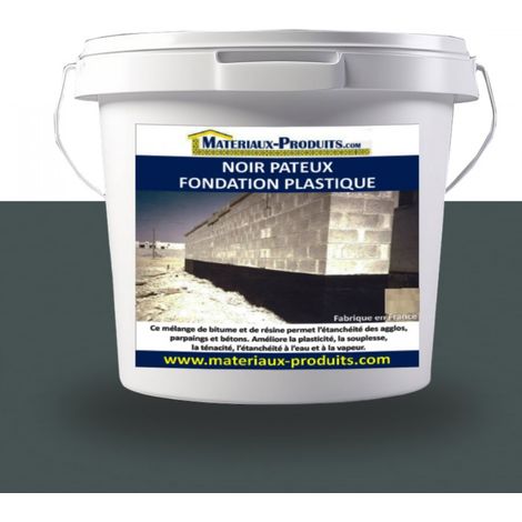 Noir pâteux fondation plastique - 17 Kg Ardoise - MATPRO (1/4)